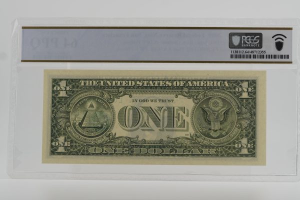 2009 $1 Federal Reserve Note – PCGS 64 PPQ