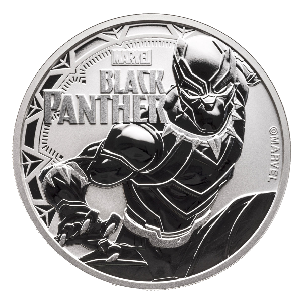 1 oz 2018 Black Panther – Marvel Series