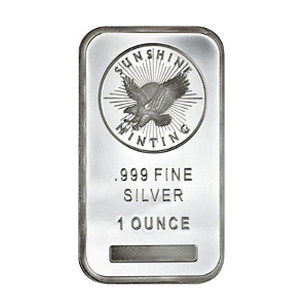 1 oz Sunshine Mint Silver Bar